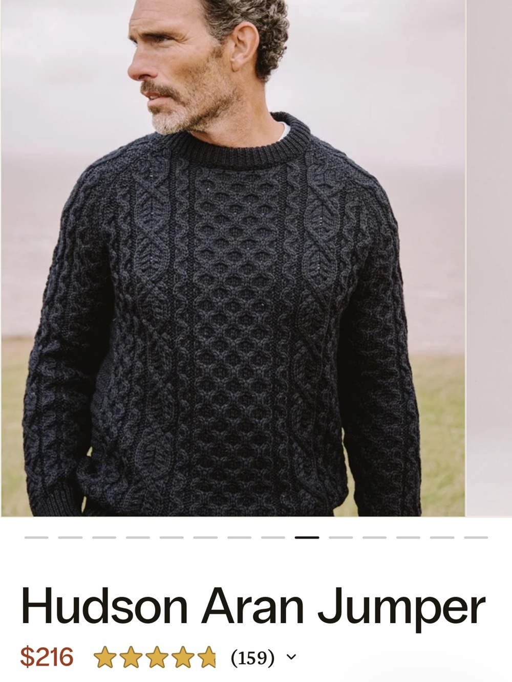 Peregrine sweater navy men's Xl